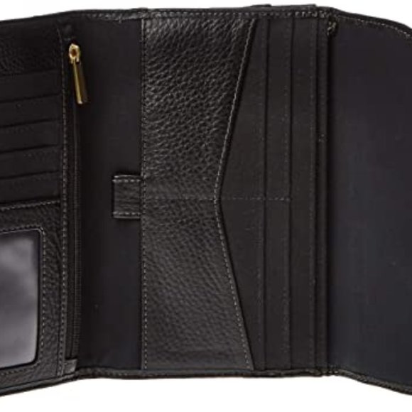 Fossil Black Leather Wallet Purse - Sophia - Picture 7 of 9